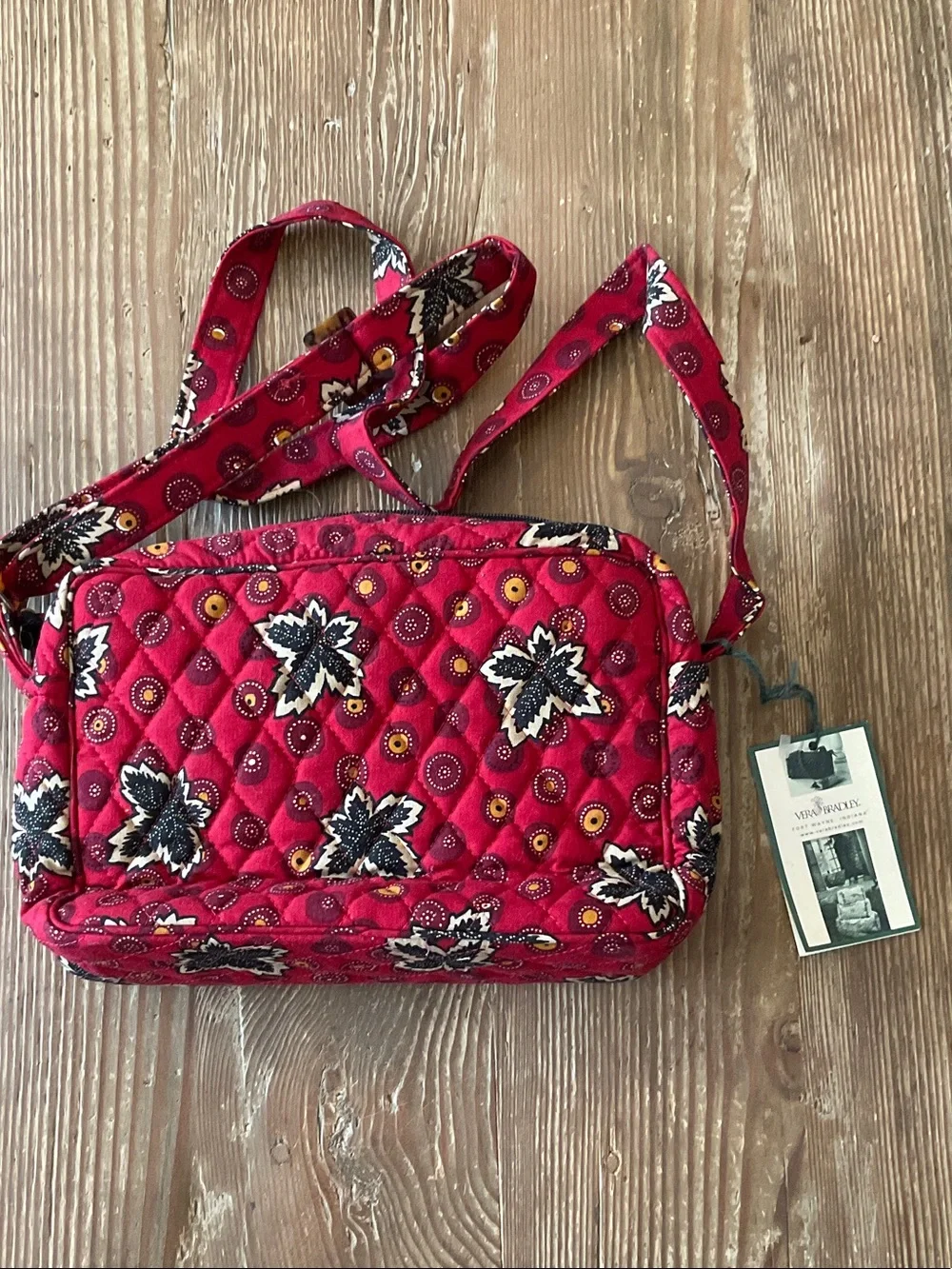 Vera Bradley quilted crossbody